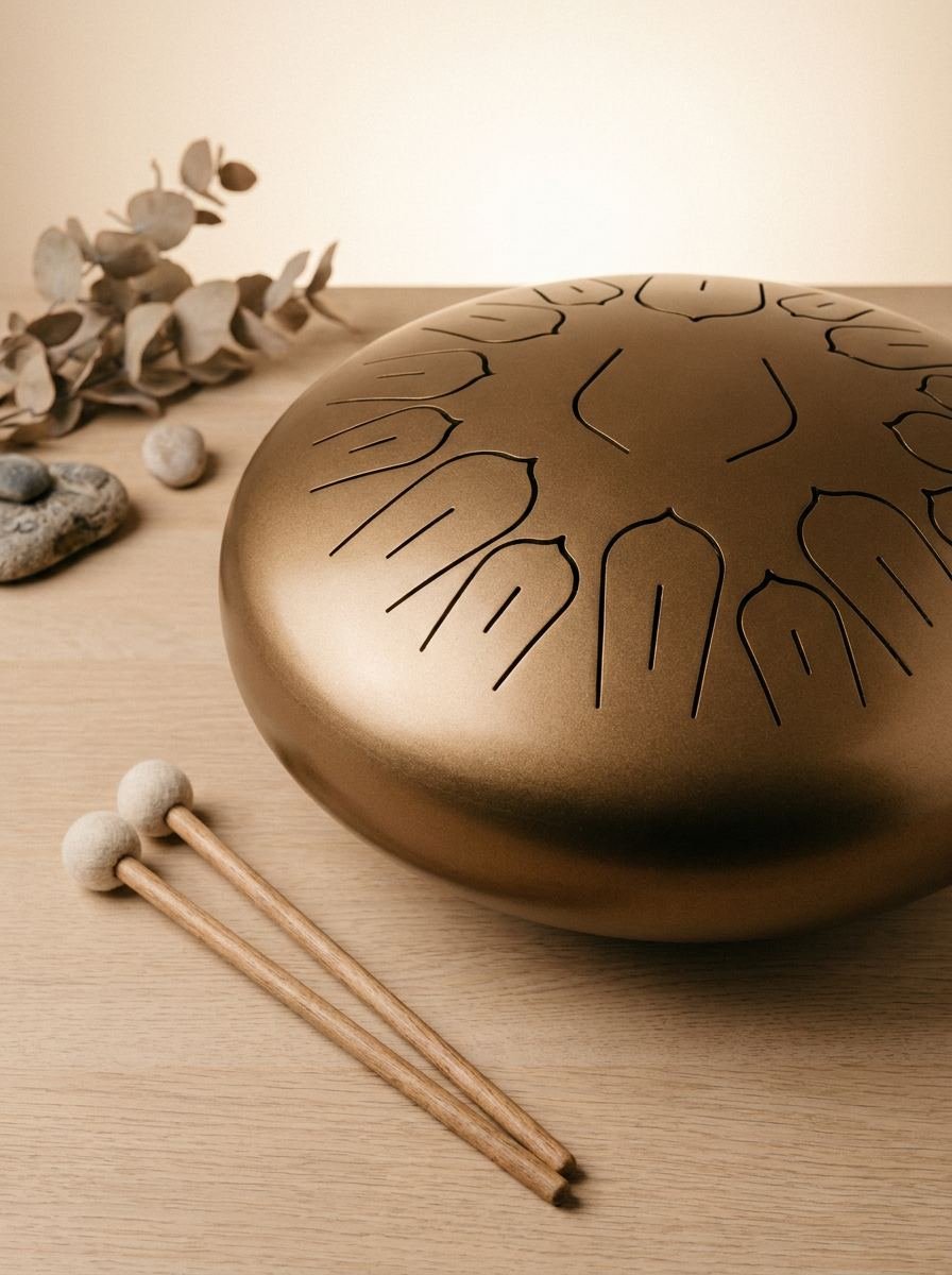 Steel tongue drums
